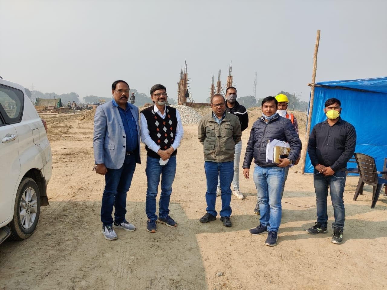 VIP site visit and progress review