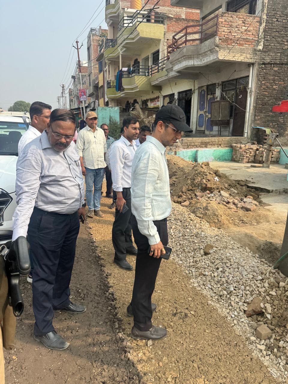 Completion inspection by officials